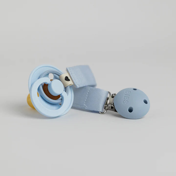 BIBS - Pacifier Clip Ribbon - Dusty Blue - Swanky Boutique