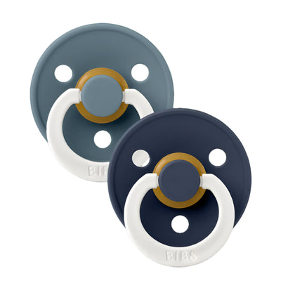 BIBS Pacifiers Petrol and Deep Space GLOW - Swanky Boutique Malta 