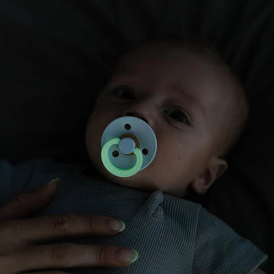 BIBS Pacifiers Petrol and Deep Space GLOW - Swanky Boutique Malta 