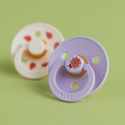BIBS STUDIO Colour 2 Pack Ladybug - Violet Sky Petal - Swanky Boutique Malta