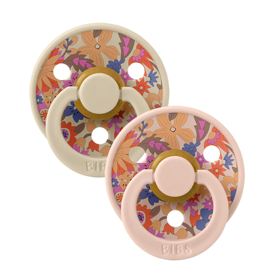 BIBS x LIBERTY Colour 2 Pack June Blossom - Blush Mix - Swanky Boutique 