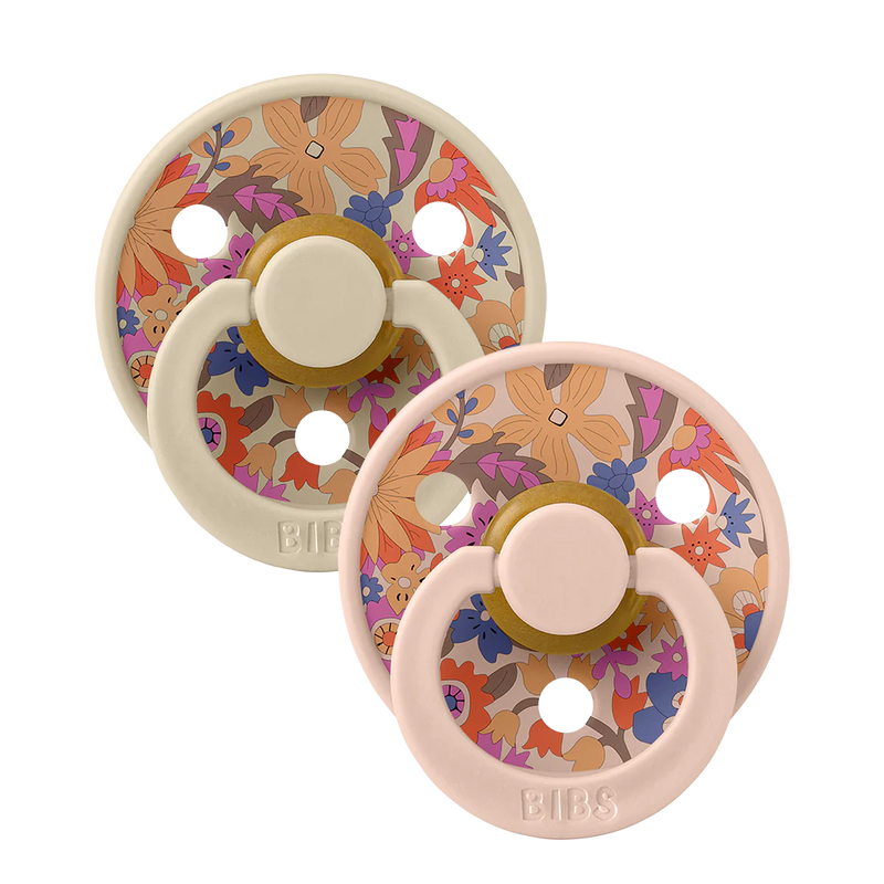 BIBS x LIBERTY Colour 2 Pack June Blossom - Blush Mix - Swanky Boutique 