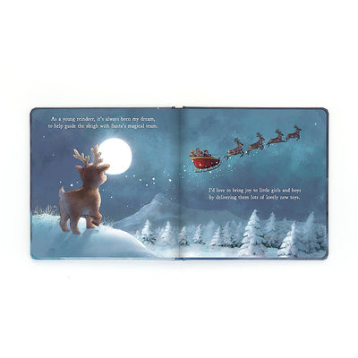 Jellycat - Mitzi Reindeer's dream book - swanky boutique malta