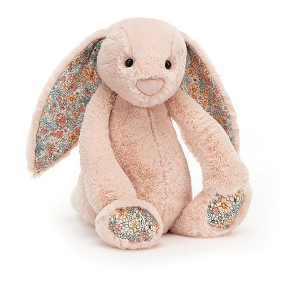 jellycat - soft toy blossom blush bunny various sizes - swanky boutique malta