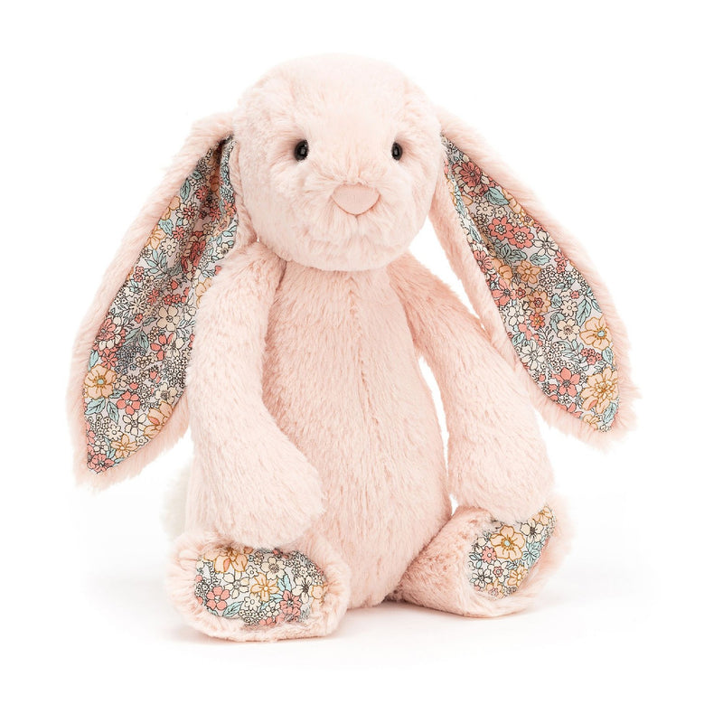 jellycat - soft toy blossom blush bunny various sizes - swanky  boutique malta