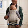 BabyBjorn - Baby Carrier Hold  Brushed Woven - Sand Grey (0-18 Months) - Swanky Boutique Malta 