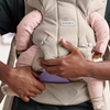 BabyBjorn - Baby Carrier Hold  Brushed Woven - Sand Grey (0-18 Months) - Swanky Boutique Malta 