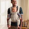 BabyBjorn - Baby Carrier Hold  Brushed Woven - Sand Grey (0-18 Months) - Swanky Boutique Malta 