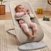 BabyBjorn - Bouncer Begin Brushed Woven - Sand Grey (0-9 Months) - Swanky Boutique Malta