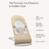 BabyBjorn - Bouncer Bliss  Woven Jersey, Tri-Fabric - Light Grey - Swanky Boutique Malta 