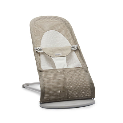 BabyBjorn Bouncer Balance Soft Grey Beige White - Swanky Boutique Malta