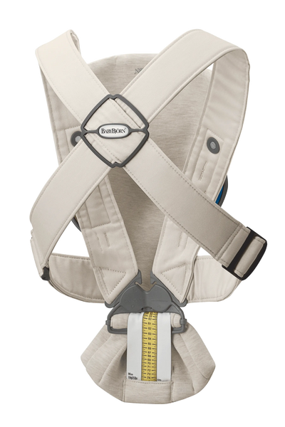 BabyBjorn Baby Carrier Mini, 3D Jersey - Light Beige - Swanky Boutique