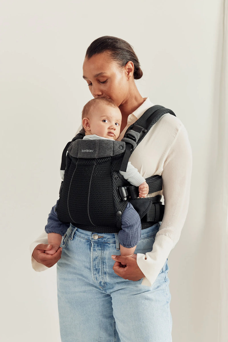 BabyBjorn Baby Carrier Harmony, 3D Mesh - Black - Swanky Boutique