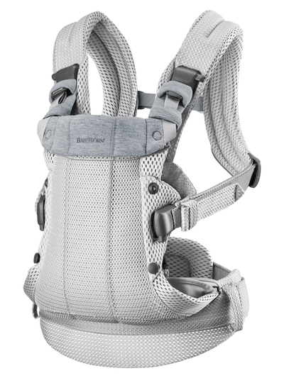 BabyBjorn Baby Carrier Harmony, 3D mesh - Silver - Swanky Boutique