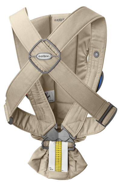 Baby Carrier Mini, Woven - Beige (0-12 Months)