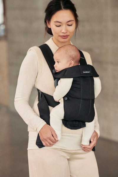BabyBjorn Baby Carrier Mini, Woven, Black - Swanky Boutique