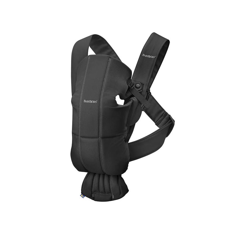 BabyBjorn Baby Carrier Mini, Woven, Black - Swanky Boutique