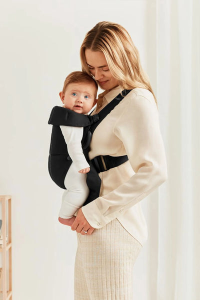 BabyBjorn Baby Carrier Mini, Woven, Black - Swanky Boutique