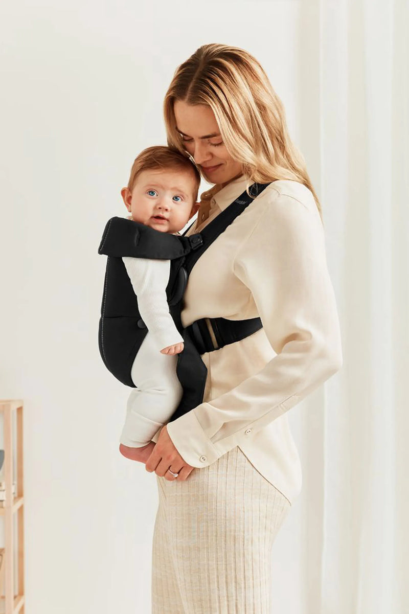 BabyBjorn Baby Carrier Mini, Woven, Black - Swanky Boutique