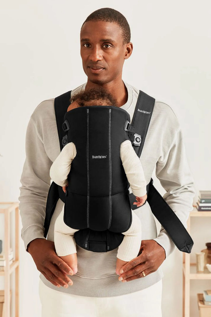 BabyBjorn Baby Carrier Mini, Woven, Black - Swanky Boutique