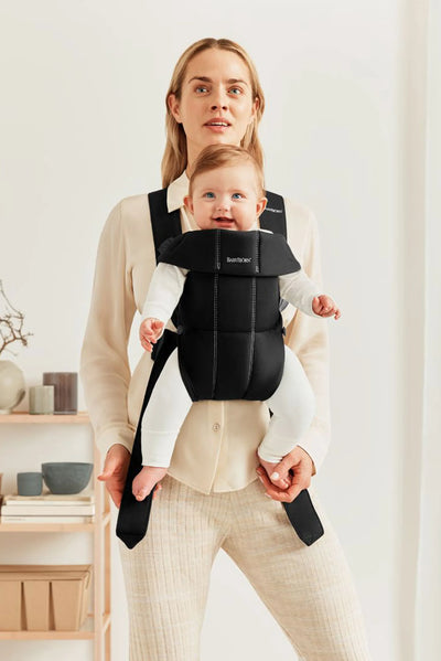 BabyBjorn Baby Carrier Mini, Woven, Black - Swanky Boutique