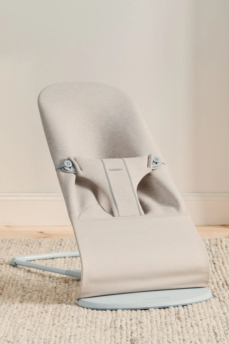 BabyBjorn Bouncer Bliss | 3D Jersey - Light Beige - Swanky Boutique