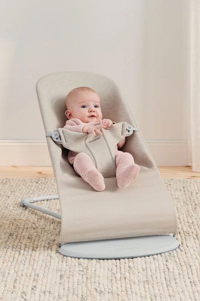 BabyBjorn Bouncer Bliss | 3D Jersey - Light Beige - Swanky Boutique