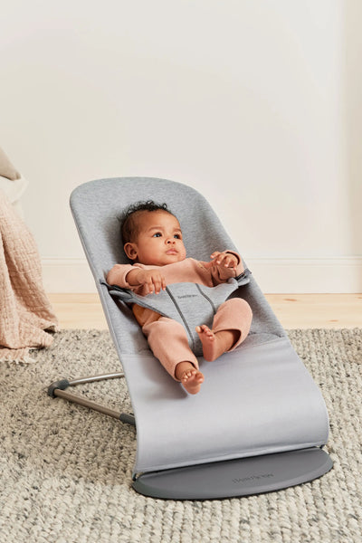 BabyBjorn Bouncer Bliss | 3D Jersey - Light Grey - Swanky Boutique