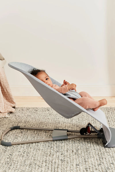 BabyBjorn Bouncer Bliss | 3D Jersey - Light Grey - Swanky Boutique