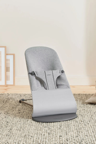 BabyBjorn Bouncer Bliss | 3D Jersey - Light Grey - Swanky Boutique