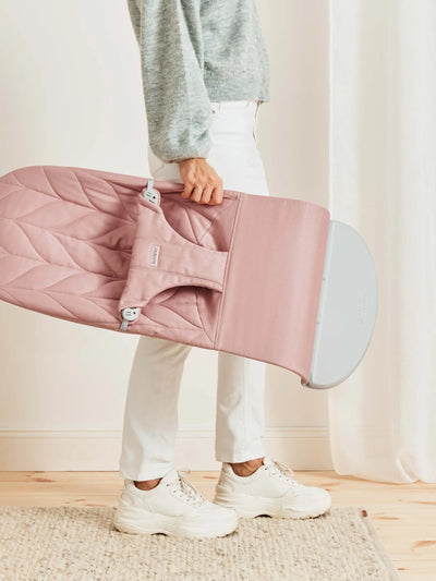 Bouncer Bliss | Woven, Petal Quilt - Dusty Pink - Swanky Boutique