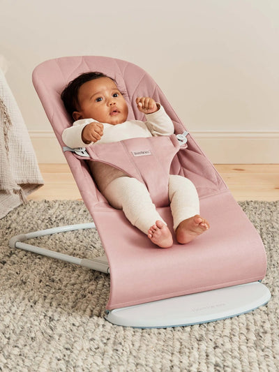 Bouncer Bliss | Woven, Petal Quilt - Dusty Pink - Swanky Boutique