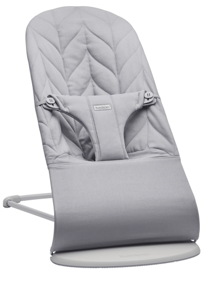 BabyBjorn Bouncer Bliss | Woven, Petal Quilt - Light Grey - Swanky Boutique