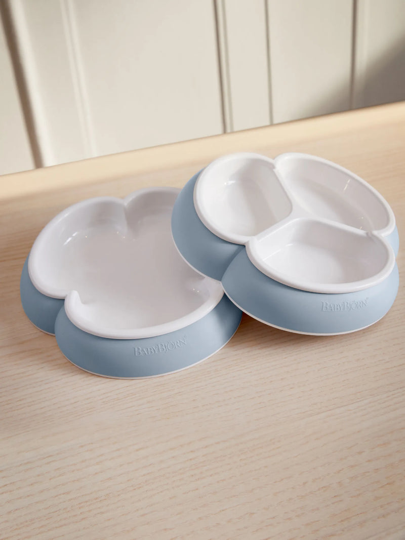 BabyBjorn Dinnerware Set, 8 pcs, Powder Blue - Swanky Boutique