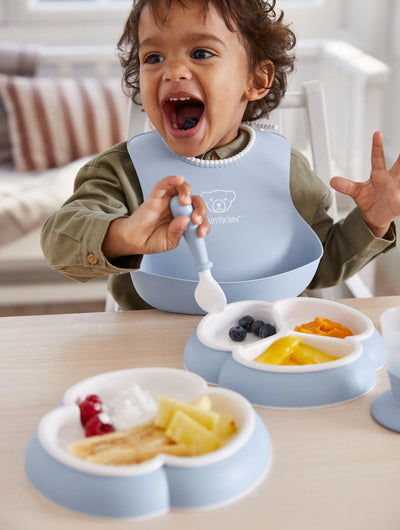BabyBjorn Dinnerware Set, 8 pcs, Powder Blue - Swanky Boutique