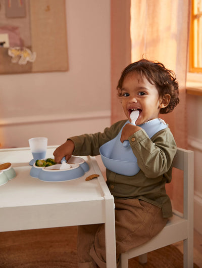 BabyBjorn Dinnerware Set, 8 pcs, Powder Blue - Swanky Boutique
