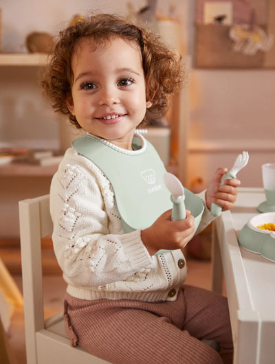 BabyBjorn Dinnerware Set, 8 pcs - Powder Green - Swanky Boutique