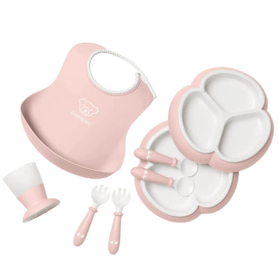 BabyBjorn Dinnerware Set, 8 pcs, Powder Pink - Swanky Boutique