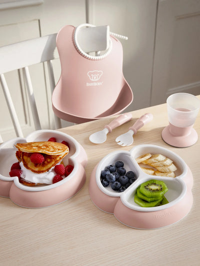 BabyBjorn Dinnerware Set, 8 pcs, Powder Pink - Swanky Boutique