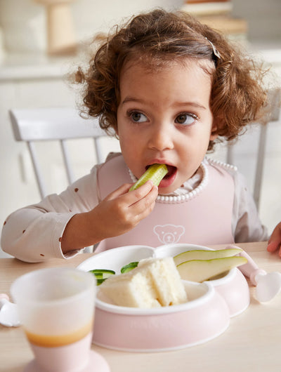 BabyBjorn Dinnerware Set, 8 pcs, Powder Pink - Swanky Boutique