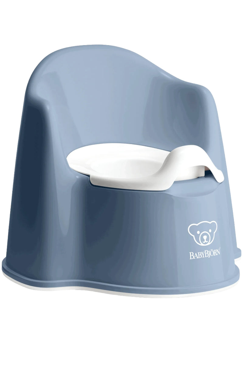 BabyBjorn Potty Chair Deep Blue White - Swanky Boutique