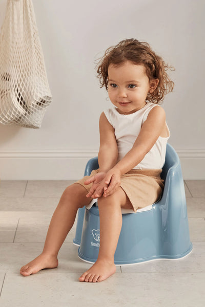 BabyBjorn Potty Chair Deep Blue White - Swanky Boutique
