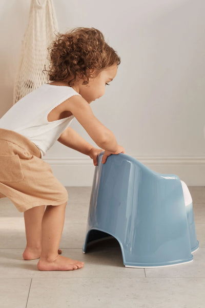BabyBjorn Potty Chair Deep Blue White - Swanky Boutique