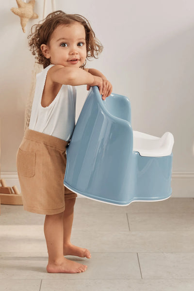 BabyBjorn Potty Chair Deep Blue White - Swanky Boutique