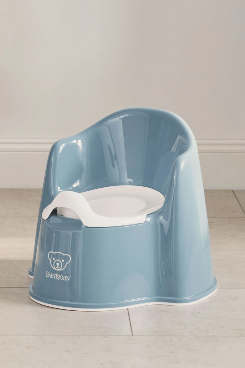 BabyBjorn Potty Chair Deep Blue White - Swanky Boutique