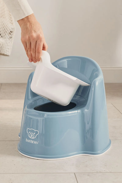 BabyBjorn Potty Chair Deep Blue White - Swanky Boutique