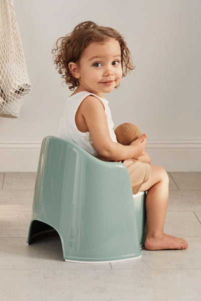 BabyBjorn Potty Chair Deep Green White - Swanky Boutique