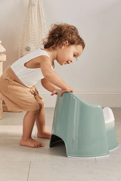 BabyBjorn Potty Chair Deep Green White - Swanky Boutique