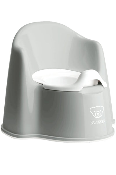 BabyBjorn Potty Chair Grey White - Swanky Boutique