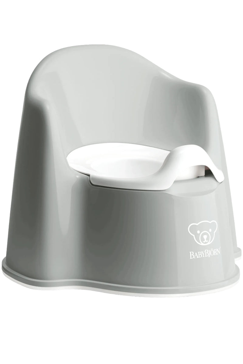 BabyBjorn Potty Chair Grey White - Swanky Boutique